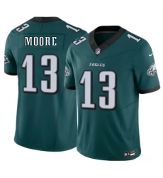 Men Philadelphia Eagles 13 Elijah Moore Green 2026 F U S E Vapor Untouchable Limited Stitched Football Jersey Men Philadelphia Eagles 13 Elijah Moore Green 2026 F U S E Vapor Untouchable Limited Stitched Football Jersey