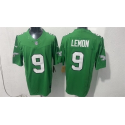 Men Philadelphia Eagles  9 Makai Lemon Green 2026 F U S E  Draft Vapor Untouchable Limited Stitched Football Jersey