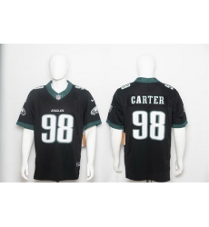 Men Philadelphia Eagles 98 Jalen Carter Black 2026 F U S E Vapor Untouchable Limited Stitched Football Jersey Men Philadelphia Eagles 98 Jalen Carter Black 2026 F U S E Vapor Untouchable Limited Stitched Football Jersey