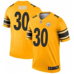 Men Pittsburgh Steelers Jaylen Warren Vapor #30 Limited Inverted Gold Stitched NFL jersey