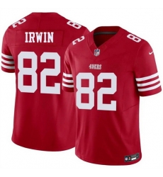 Men San Francisco 49ers 82 Trenton Irwin Red 2026 F U S E Vapor Untouchable Limited Stitched Football Jersey Men San Francisco 49ers 82 Trenton Irwin Red 2026 F U S E Vapor Untouchable Limited Stitched Football Jersey