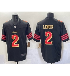 Women San Francisco 49ers 2 Deommodore Lenoir Black 2025 F U S E Rivalries Vapor Limited Stitched Football Jersey Women San Francisco 49ers 2 Deommodore Lenoir Black 2025 F U S E Rivalries Vapor Limited Stitched Football Jersey
