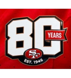 San Francisco 49ers 2026 80th Anniversary Patch Biaog San Francisco 49ers 2026 80th Anniversary Patch Biaog