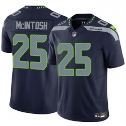 Men Seattle Seahawks 25 Kenny McIntosh Navy 2024 F U S E Vapor Limited Stitched Football Jersey