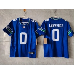 Men Seattle Seahawks  90 Demarcus Lawrence Royal 2026 F U S E Throwback Vapor Limited Stitched Football Jersey