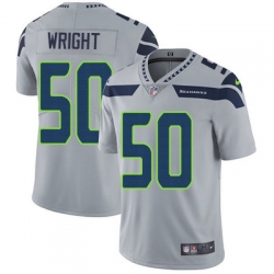 Nike Seahawks #50 K J  Wright Grey Alternate Youth Stitched NFL Vapor Untouchable Limited Jersey Nike Seahawks #50 K J  Wright Grey Alternate Youth Stitched NFL Vapor Untouchable Limited Jersey