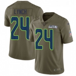 Youth Nike Seattle Seahawks 24 Marshawn Lynch Limited Olive 2017 Salute to Service NFL Jersey Youth Nike Seattle Seahawks 24 Marshawn Lynch Limited Olive 2017 Salute to Service NFL Jersey