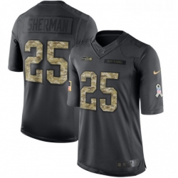 Youth Nike Seattle Seahawks 25 Richard Sherman Limited Black 2016 Salute to Service NFL Jersey Youth Nike Seattle Seahawks 25 Richard Sherman Limited Black 2016 Salute to Service NFL Jersey