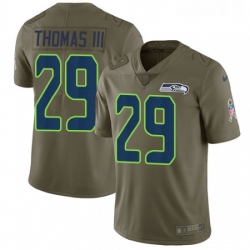 Youth Nike Seattle Seahawks 29 Earl Thomas III Limited Olive 2017 Salute to Service NFL Jersey Youth Nike Seattle Seahawks 29 Earl Thomas III Limited Olive 2017 Salute to Service NFL Jersey