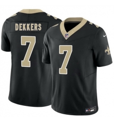Men New Orleans Saints 7 Hunter Dekkers Black 2026 F U S E Vapor Limited Stitched Football Jersey Men New Orleans Saints 7 Hunter Dekkers Black 2026 F U S E Vapor Limited Stitched Football Jersey