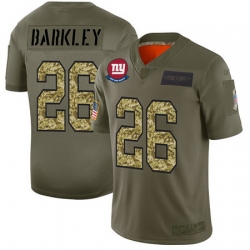 Giants 26 Saquon Barkley Olive Camo Men Stitched Football Limited 2019 Salute To Service Jersey Giants 26 Saquon Barkley Olive Camo Men Stitched Football Limited 2019 Salute To Service Jersey