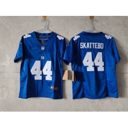 Women New York Giants 44 Cam Skattebo Blue F U S E  Vapor Stitched Jersey Women New York Giants 44 Cam Skattebo Blue F U S E  Vapor Stitched Jersey