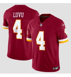 Men Washington Commanders 4 Frankie Luvu Burgundy 2026 F U S E Vapor Limited Stitched Football Jersey Men Washington Commanders 4 Frankie Luvu Burgundy 2026 F U S E Vapor Limited Stitched Football Jersey