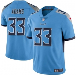 Men Tennessee Titans 33 Jamal Adams Blue Vapor Limited Stitched Football Jersey