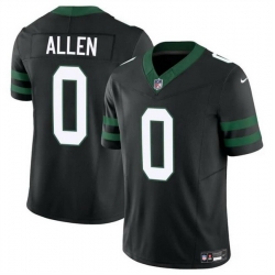 Men New York Jets 0 Braelon Allen Black 2023 F U S E Vapor Untouchable Limited Stitched Jersey