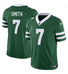 Men New York Jets  7 Geno Smith Green 2025 F U S E  Vapor Untouchable Limited Stitched Jersey