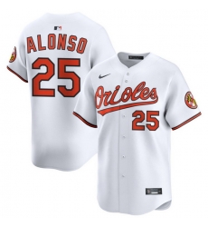 Men Baltimore Orioles Nike Home Limited Jersey White Alonso Pete 25 Men Baltimore Orioles Nike Home Limited Jersey White Alonso Pete 25