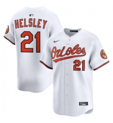 Men Baltimore Orioles Nike Home Limited Jersey White Helsley Ryan 21 Men Baltimore Orioles Nike Home Limited Jersey White Helsley Ryan 21