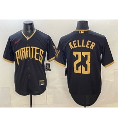 Men Pittsburgh Pirates Mitch Keller Black 2026 City Connect Stadium Stitched Baseball Jersey Men Pittsburgh Pirates Mitch Keller Black 2026 City Connect Stadium Stitched Baseball Jersey