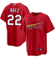 Men St Louis Cardinals 22 Joshua Baez Red Cool Base Stitched Baseball Jersey Men St Louis Cardinals 22 Joshua Baez Red Cool Base Stitched Baseball Jersey