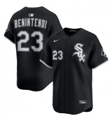 Men Chicago White Sox Nike Black Alternate Limited Jersey Benintendi Andrew 23 Men Chicago White Sox Nike Black Alternate Limited Jersey Benintendi Andrew 23