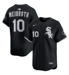 Men Chicago White Sox Nike Black Alternate Limited Jersey Meidroth Chase 10 Men Chicago White Sox Nike Black Alternate Limited Jersey Meidroth Chase 10