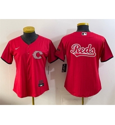 Youth Cincinnati Reds Team Big Logo Red 2026 City Connect Stadium Stitched Baseball Jersey Youth Cincinnati Reds Team Big Logo Red 2026 City Connect Stadium Stitched Baseball Jersey