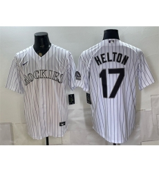 Men Colorado Rockies 17 Todd Helton White Home Stitched Baseball Jersey Men Colorado Rockies 17 Todd Helton White Home Stitched Baseball Jersey