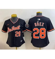Youth Detroit Tigers 28 Javier B%C3%A1ez Black 2026 Alternate Vapor Premier Limited Stitched Baseball Jersey Youth Detroit Tigers 28 Javier B%C3%A1ez Black 2026 Alternate Vapor Premier Limited Stitched Baseball Jersey