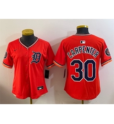 Youth Detroit Tigers 30 Kerry Carpenter Orange 2026 Alternate Vapor Premier Limited Stitched Baseball Jersey Youth Detroit Tigers 30 Kerry Carpenter Orange 2026 Alternate Vapor Premier Limited Stitched Baseball Jersey