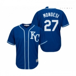 Mens Kansas City Royals 27 Raul Mondesi Replica Blue Alternate 2 Cool Base Baseball Jersey  Mens Kansas City Royals 27 Raul Mondesi Replica Blue Alternate 2 Cool Base Baseball Jersey