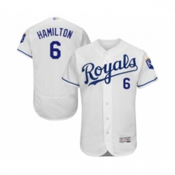 Mens Kansas City Royals 6 Billy Hamilton White Flexbase Authentic Collection Baseball Jersey Mens Kansas City Royals 6 Billy Hamilton White Flexbase Authentic Collection Baseball Jersey