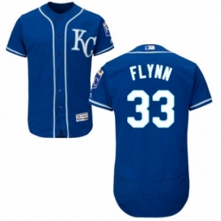 Mens Majestic Kansas City Royals 33 Brian Flynn Royal Blue Alternate Flex Base Collection 2018 World Series Jersey  Mens Majestic Kansas City Royals 33 Brian Flynn Royal Blue Alternate Flex Base Collection 2018 World Series Jersey