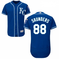 Mens Majestic Kansas City Royals 88 Michael Saunders Royal Blue Alternate Flex Base Authentic Collection MLB Jersey Mens Majestic Kansas City Royals 88 Michael Saunders Royal Blue Alternate Flex Base Authentic Collection MLB Jersey