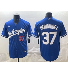 Men Los Angeles Dodgers 37 Teoscar Hernandez Royal Alternate Stadium Stitched Baseball Jersey Men Los Angeles Dodgers 37 Teoscar Hernandez Royal Alternate Stadium Stitched Baseball Jersey