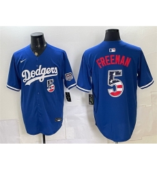 Men Los Angeles Dodgers 5 Freddie Freeman Royal 250 Fourth of July Stitched Baseball Jersey Men Los Angeles Dodgers 5 Freddie Freeman Royal 250 Fourth of July Stitched Baseball Jersey
