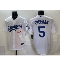 Men Los Angeles Dodgers x KAWS 5 Freddie Freeman White Vapor Premier Limited Stitched Baseball Jersey Men Los Angeles Dodgers x KAWS 5 Freddie Freeman White Vapor Premier Limited Stitched Baseball Jersey