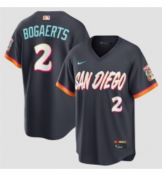 Men San Diego Padres 2 Xander Bogaerts Obsidian 2026 City Connect Stadium Stitched Baseball Jersey Men San Diego Padres 2 Xander Bogaerts Obsidian 2026 City Connect Stadium Stitched Baseball Jersey