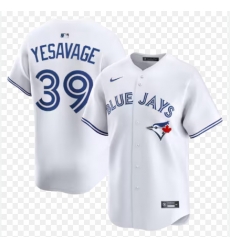 Men Toronto Blue Jay Trey Yesavage #39 White Stitched Baseball Jersey Men Toronto Blue Jay Trey Yesavage #39 White Stitched Baseball Jersey