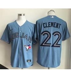 Men Toronto Blue Jays 22 Ernie Clement Light Blue 2025 Cool Base Stitched Baseball Jersey Men Toronto Blue Jays 22 Ernie Clement Light Blue 2025 Cool Base Stitched Baseball Jersey