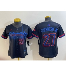 Youth Toronto Blue Jays 27 Vladimir Guerrero Jr  Navy 2024 City Connect Limited Stitched Baseball Jersey Youth Toronto Blue Jays 27 Vladimir Guerrero Jr  Navy 2024 City Connect Limited Stitched Baseball Jersey
