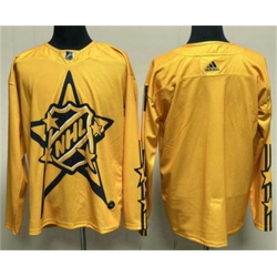 Men All Star Game 2024 Yellow Primegreen Stitched Hockey Jersey