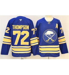 Men Buffalo Sabres 72 Tage Thompson Blue 2024 25 With A Patch Stitched Jersey Men Buffalo Sabres 72 Tage Thompson Blue 2024 25 With A Patch Stitched Jersey