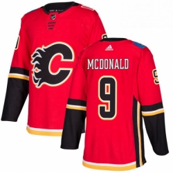 Mens Adidas Calgary Flames 9 Lanny McDonald Premier Red Home NHL Jersey  Mens Adidas Calgary Flames 9 Lanny McDonald Premier Red Home NHL Jersey