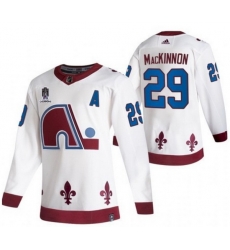 Men Colorado Avalanche Nathan Mackinnon #29 White Western Conference Champs Blue Stitched Jersey Men Colorado Avalanche Nathan Mackinnon #29 White Western Conference Champs Blue Stitched Jersey
