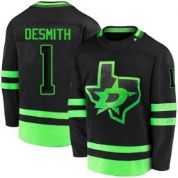 Men Dallas Stars Casey DeSmith #1 Hockey Stitched NHL Jersey Black Men Dallas Stars Casey DeSmith #1 Hockey Stitched NHL Jersey Black