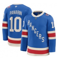 Men New York Rangers 10 Artemi Panarin Blue Centennial Stitched Hockey Jersey Men New York Rangers 10 Artemi Panarin Blue Centennial Stitched Hockey Jersey