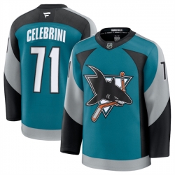 Men San Jose Sharks 71 Macklin Celebrini Teal 2025 Alternate Stitched Hockey Jersey Men San Jose Sharks 71 Macklin Celebrini Teal 2025 Alternate Stitched Hockey Jersey