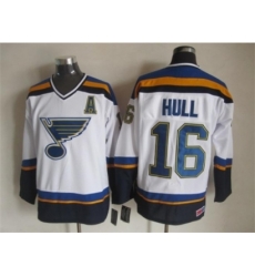 NHL St.Louis Blues #16 Brett Hull white jerseys