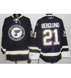 St. Louis Blues 21 Patrik Berglund Dark Blue NHL Jersey